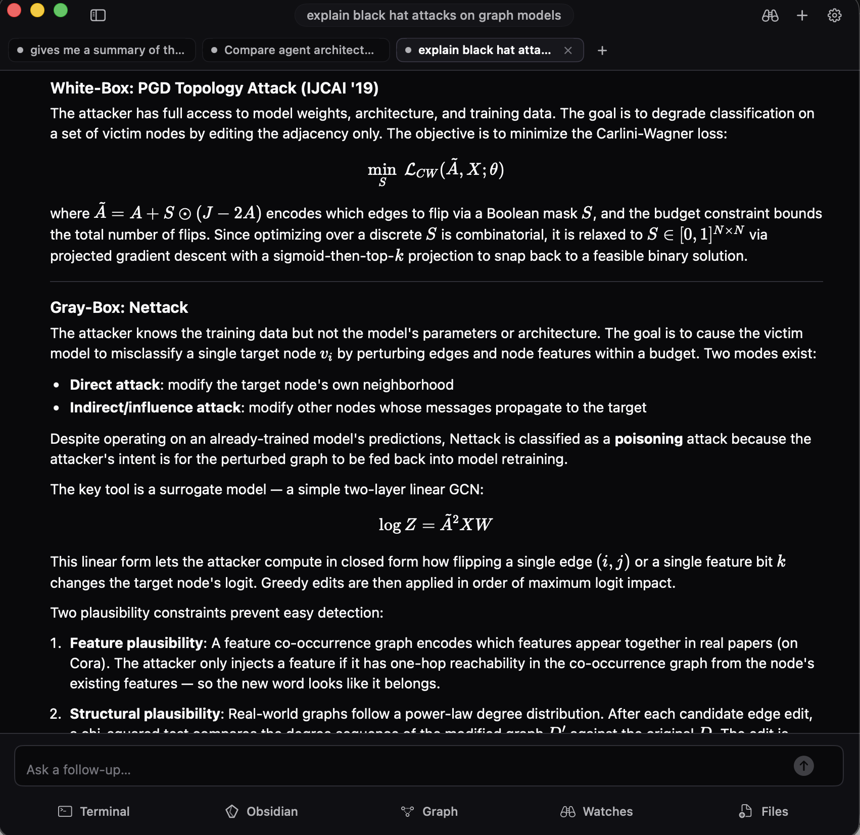 Rhizome streamed answer with wikilinks